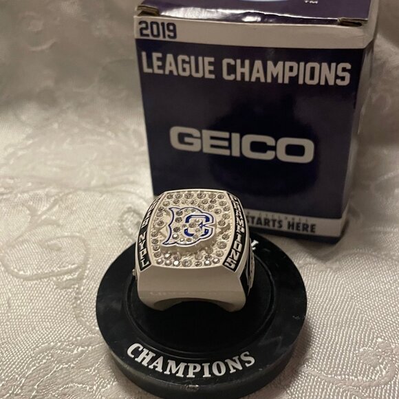 2019 Brooklyn Cyclones Replica Championship Ring 2019 NY Penn League Champions - Picture 1 of 11